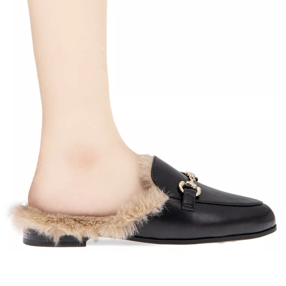 NWT BCBGeneration Zorie-2 Faux Fur Lined Mule Loafer - Picture 5 of 13